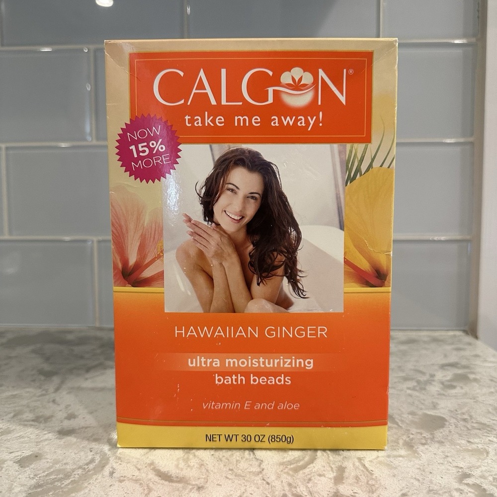Calgon Take Me Away! Hawaiian Ginger‎ Ultra Moisturizing Bath Beads 30 oz